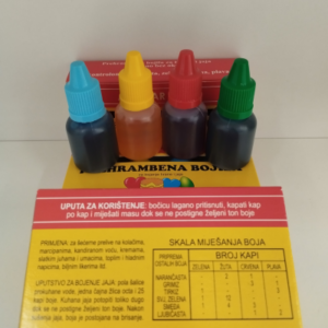 Boje za sapune 4x10ml