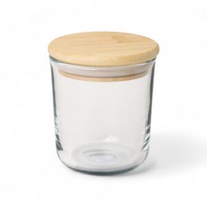 Čaša za svijeće prozirna 73x80