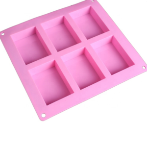 Kalup za sapune, silikonski, pravougli