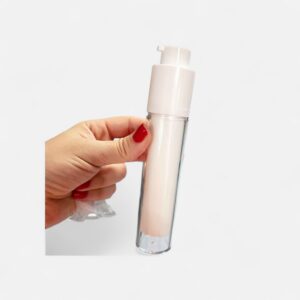 Airless boca s pumpicom, bijela, omotač prozirni  50ml