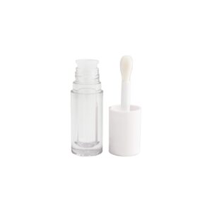 Bočica za sjaj PROZIRNA, bijeli poklopac 6ML