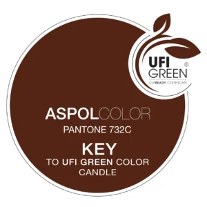Boja za svijeće - Braon/Smeđa ACL20732