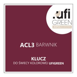 Boja za svijeće Tamno crvena ACL 30209